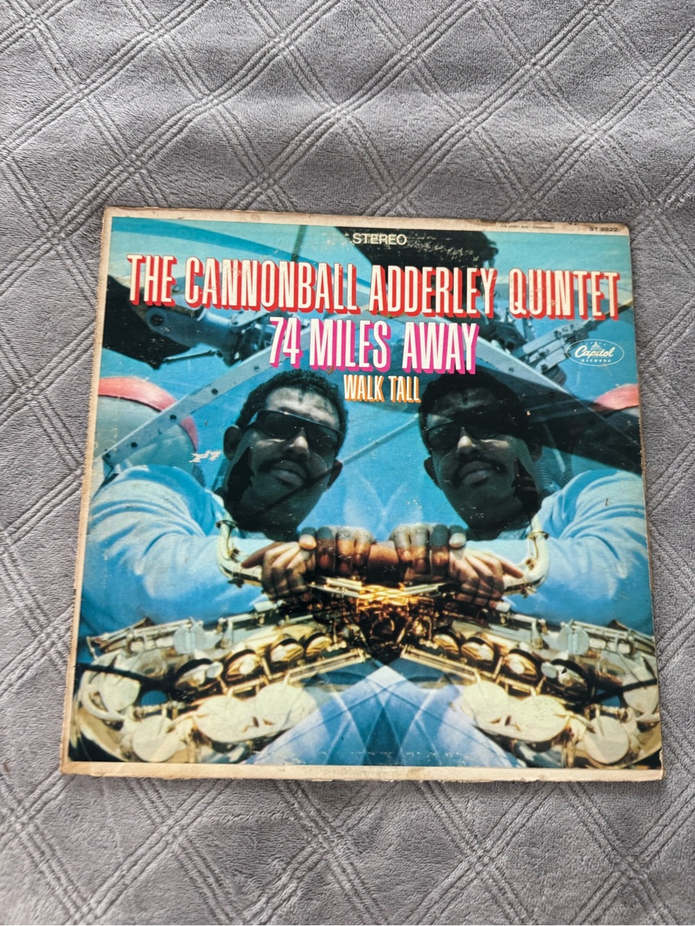 The Cannonball Adderley Quintet 74 Miles Away Walk Tall vinyl